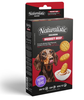 Naturalistic Crackers Brisket Beef 200gr