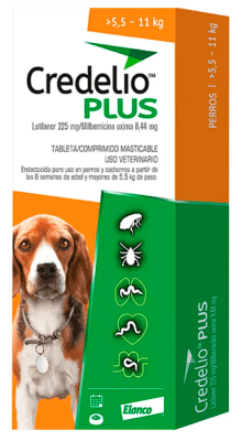 Credelio Plus 5.5kg -11kg (225 mg) x 3 Tabletas