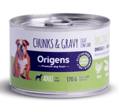 Origens Perro Adulto Carne de Res y Pavo para Sobrepeso 170gr