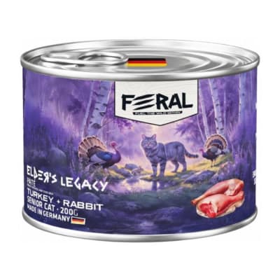 Feral Gato Senior Elder’s Legacy Pavo & Conejo 200gr