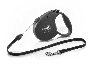 FLEXI STANDARD CORDÓN Large - 5MTS - Max 50kg (Negro)