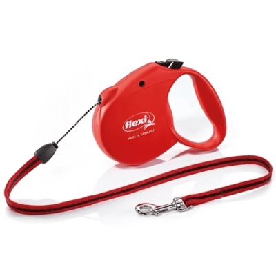 FLEXI STANDARD CORDÓN Medium - 5mts MAX. 20 KG (Rojo)