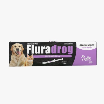 Fluradrog Pipeta 2ml (Perro 10 a 20kg / Gato 6.25 a 12.5kg)