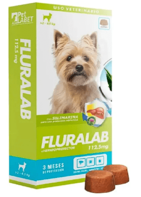 Fluralab Perro 2 a 4.5kg (1 tableta -112.5mg)