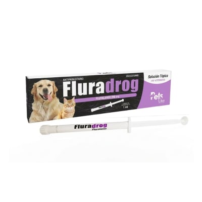 Fluradrog Pipeta 1ml (Perro 2 a 10kg / Gato 1.2 a 6.25kg)