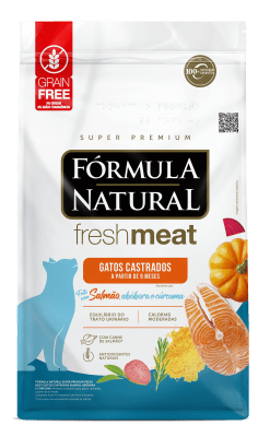 Formula Natural Fresh Meat Gato Adulto Castrado Salmón 10.1kg