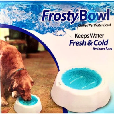Frosty Bowl - Plato de agua con Gel refrigerante