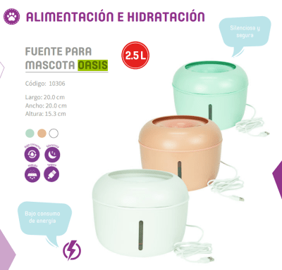 Basa - Fuente de agua para mascotas