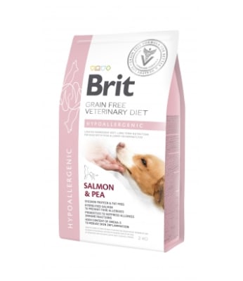 BRIT GF VET DIET DOG HYPOALLERGENIC 2kg