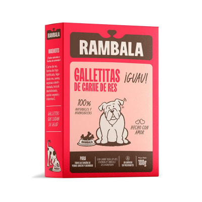Rambala Galletitas de Carne de Res - 180gr