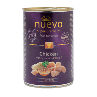 Nuevo SP Gatito Pollo con Arroz & Aceite de Salmón 400gr