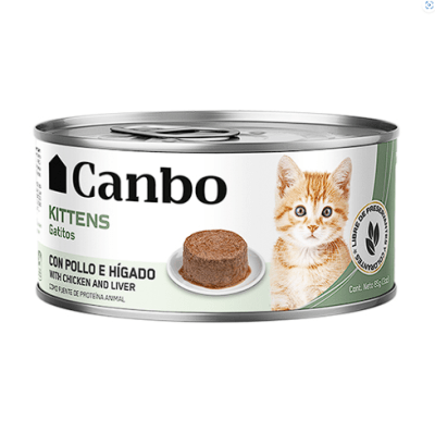 Canbo Cat Pate Kitten Pollo e Hígado (Lata) - 85gr