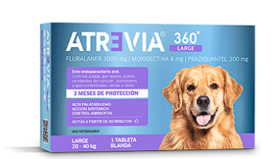Atrevia 360° Antipulgas - LARGE (20kg a 40kg)