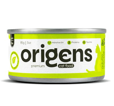 Origens Gato Mousse Adulto Classic Pollo, Hígado de Cerdo y Perejil 85Gr