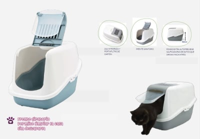 Baño Cerrado para Gato - Modelo Nestor