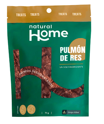 Natural Home Treats Pulmón de Res 70gr