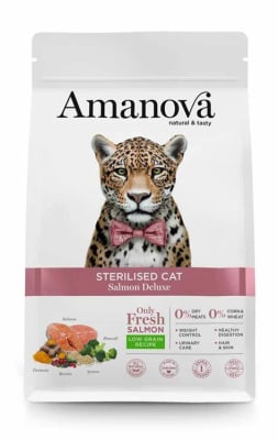 Amanova Gato Adulto Esterilizado Salmón 1.5kg