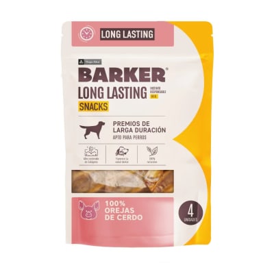 Barker Long Lasting Orejas de Cerdo - 4 unid