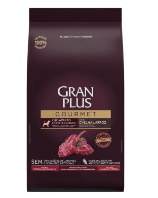 Gran Plus Gourmet Perro Adulto Mediano & Grande Cordero 3kg