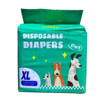 PAÑALES PARA PERRO (MACHO) - TALLA XL (12und)