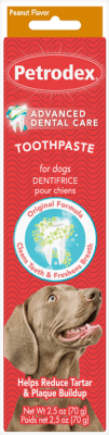 SENTRY PETRODEX PASTA DE DIENTES ENZIMATICA PARA PERROS - Peanut Flavor (70gr)
