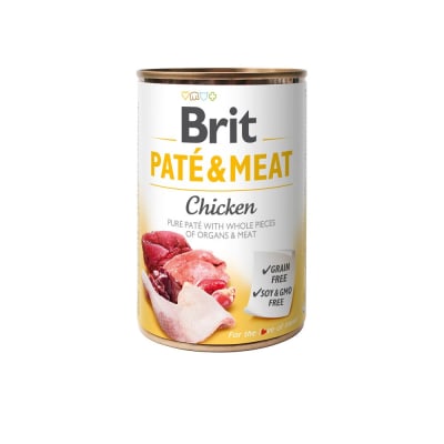 BRIT PATE & MEAT CHICKEN - 400gr