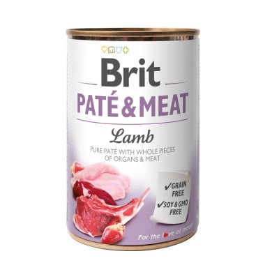 BRIT PATE & MEAT LAMB (400GR)