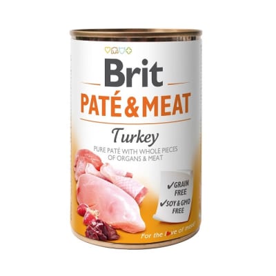 BRIT PATE & MEAT TURKEY (400gr)