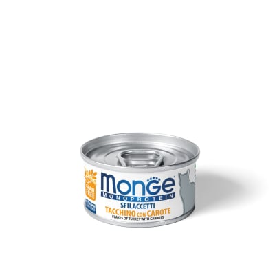Monge CAT Monoprotein Pavo con Zanahoria 80gr