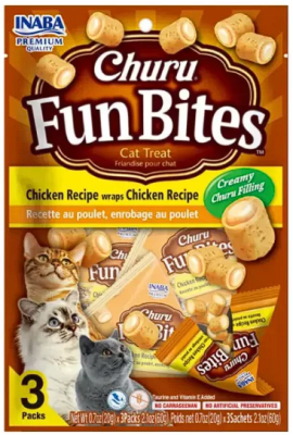 Churu Fun Bites Pollo 60gr (pack 3 de 20gr)