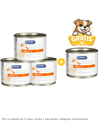 Dr. Clauders Vet CAT Intestinal 200gr promoción 3 + 1 gratis