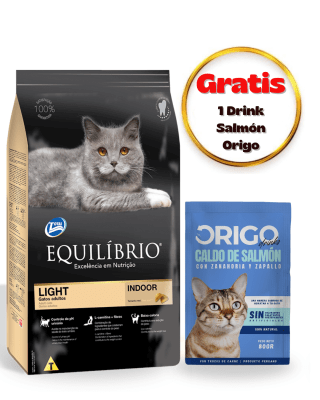 Equilibrio Cat adulto Light 1.5 Kg - Duo drink