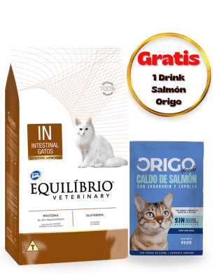 EQUILIBRIO Veterinary CAT (IN) Intestinal 2kg - Dúo drink