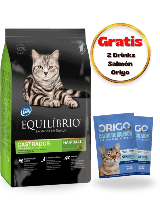 Equilibrio Cat Castrados Adulto 7.5kg - Dúo drink