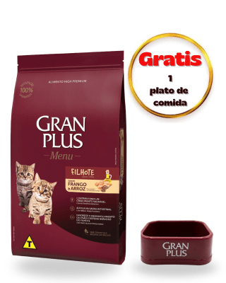 Gran Plus Gato Cachorro Pollo 1kg - Súper pack