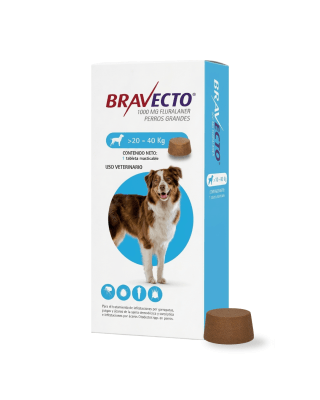 Bravecto 20 a 40 Kg (1000 mg)