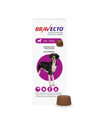 Bravecto 40 a 56 Kg (1400 mg)