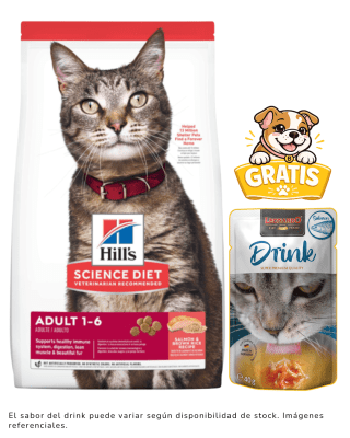 Hills SD Feline Adulto Salmón 1.59Kg + 1 drink gratis