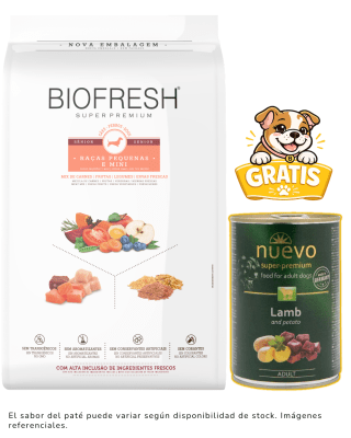 Biofresh SP Perro Senior Raza Pequeña y Mini - Mix de Carne 3kg + 1 paté gratis