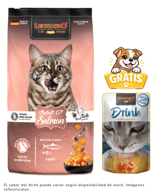 Leonardo Adulto GF Salmón 7.5Kg + 1 drink gratis