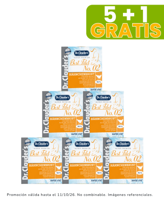 Dr. Clauders Cat Adult BF #02 Pollo 70gr promoción 5 + 1 gratis