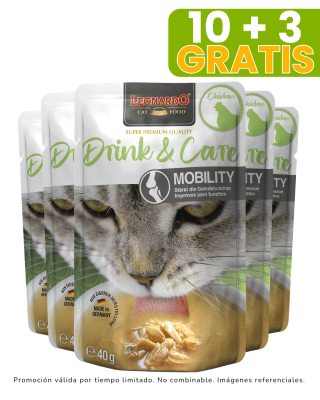 Leonardo Drink & Care Mobility 40gr promoción 10 + 3 gratis