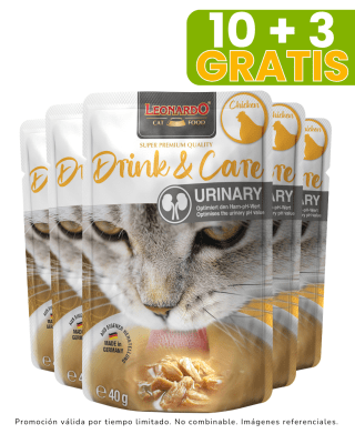 Leonardo Drink & Care Urinary 40gr promoción 10 + 3 gratis