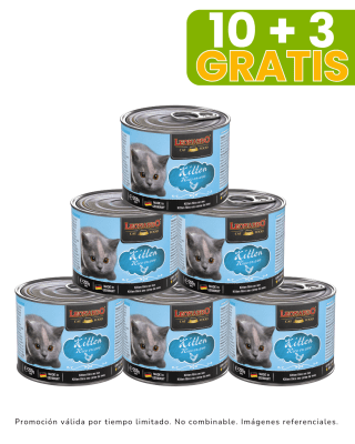 Leonardo Quality Selection Kitten 200gr promoción 10 + 3 gratis
