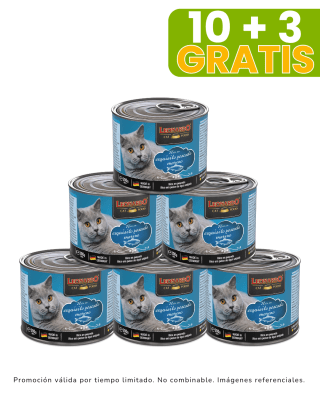Leonardo Quality Selection Pescado 200gr promoción 10 + 3 gratis