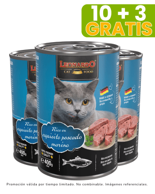 Leonardo Quality Selection Pescado - 400gr promoción 10 + 3 gratis