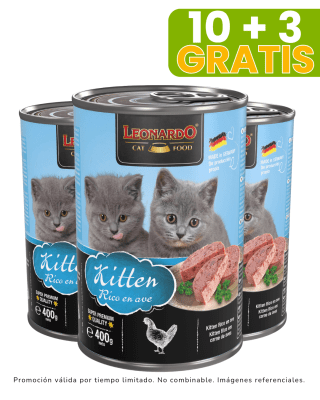 Leonardo Quality Selection Kitten - 400gr promoción 10 + 3 gratis