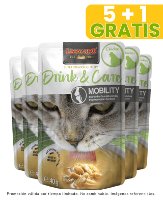 Leonardo Drink & Care Mobility 40gr promoción 5 + 1 gratis