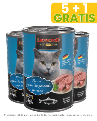 Leonardo Quality Selection Pescado - 400gr promoción 5 + 1 gratis