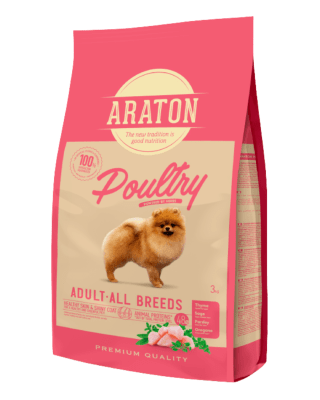 Araton Dog Adulto Poultry All Breeds 3kg